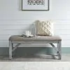 Liberty Furniture 131-C9001B Newport - Dining Bench - Smokey Gray / Carbon Gray