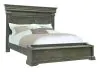 Pulaski Furniture P413-BR-K6 Madison Ridge - California King Bed With Chest Footboard - Natural Bark