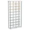 Coaster Fine Furniture 182037 Montara - Tempered Glass Wine Storage LED Curio Cabinet - Chrome
