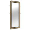 Coaster Fine Furniture 224339 Arini - Cane Weave Full Length Standing Floor Mirror - Black