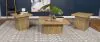 Coaster Fine Furniture 708068-S3 Devar - 3 Piece Square Coffee And End Table Set - Mango