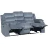 New Classic U1816-30-GRY New Classic U1816-30-GRY Willow - Sofa With Dual Recliner - Gray