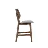 New Classic D1651-22-GRY New Classic D1651-22-GRY Oscar - Counter Chair With Cushion (Set of 2) - Walnut / Dark Gray