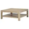 Coaster Fine Furniture 723488 Solano - Square Wood Cocktail Coffee Table - Weathered Mango