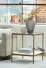 Ashley Furniture A4000442 Ashley Furniture A4000442 Ryandale - Accent Table - Antique Brass Finish