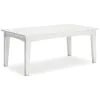 Ashley Furniture P111-701 Ashley Furniture P111-701 Hyland Wave - Rectangular Cocktail Table - White