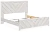 Ashley Furniture B3788B7 Ashley Furniture B3788B7 Cayboni - King Panel Bed - Whitewash