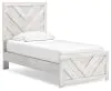 Ashley Furniture B3788B6 Ashley Furniture B3788B6 Cayboni - Twin Panel Bed - Whitewash
