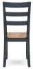 Ashley Furniture D399-01 Ashley Furniture D399-01 Gesthaven - Dining Room Side Chair (Set of 2) - Natural / Blue