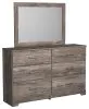 Ashley Furniture B2587/31/36/44/72/97 Ashley Furniture B2587/31/36/44/72/97 Ralinksi - 5 Pc. - Dresser, Mirror, Chest, King Panel Bed - Gray