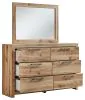 Ashley Furniture B1050B1 Hyanna - Dresser, Mirror - Tan