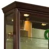Pulaski Furniture 20542 PFC Curios - Lighted Sliding Door 4 Shelf Curio Cabinet - Cherry Brown