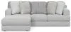 Jackson Furniture Industries 3303/75/42-18 Jackson Furniture Industries 3303/75/42-18 Logan - 2 Piece Upholstered Sectional With Comfort Coil Seating And 5 Included Accent Pillows (Left Side Facing Chaise) - Moonstruck