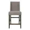 Liberty Furniture 152-CD-O5GTS Liberty Furniture 152-CD-O5GTS Double Bridge - 5 Piece Gathering Table Set (Upholstered Counter Chairs) - Dark Chestnut
