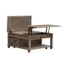 Liberty Furniture 172-OT1010 Parkland Falls - Square Lift Top Cocktail Table - Weathered Taupe
