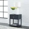 Liberty Furniture 2030-AT2126 East End - 1 Shelf Accent Table - Wirebrushed Denim
