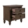 Liberty Furniture 615-BR61 Liberty Furniture 615-BR61 Americana Farmhouse - 2 Drawer Nightstand With Charging Station - Dusty Taupe
