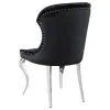 Coaster Fine Furniture 190742 Cheyanne - Upholstered Dining Side Chair (Set of 2) - Black