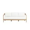 New Classic G5511-23-WHT Wesley - Patio Sofa With Cushions - White