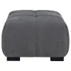 Coaster Fine Furniture 509968 Octavia - Upholstered Rectangular Ottoman - Charcoal Gray