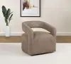 Coaster Fine Furniture 907538 Westhill - Boucle Upholstered Swivel Accent Chair - Rocky Road
