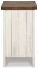 Ashley Furniture T459-7 Wystfield - Chair Side End Table - White / Brown