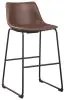 Ashley Furniture D372-130 Ashley Furniture D372-130 Centiar - Tall UPH Barstool (Set of 2) - Brown