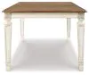 Ashley Furniture D743-45 Realyn - Rectangular Dining Room Extension Table - Chipped White