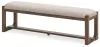 Ashley Furniture D974-00 Cabalynn - Large Uph Dining Room Bench - Oatmeal / Light Brown