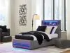 Ashley Furniture PCB2721B23 Ashley Furniture PCB2721B23 Verishaw - Twin Upholstered Bed With Wireless Audio - Gray