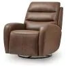 Ashley Furniture PCU1550195 Motion-Max - Swivel Glider Power Recliner - Saddle