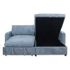 New Classic 27-U1812-2NP Finn - 2 Piece Sectional (LAF Sofa/Chaise) - Blue
