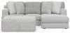 Jackson Furniture Industries 3303/46/76/28-18 Jackson Furniture Industries 3303/46/76/28-18 Logan - 2 Piece Upholstered Sectional With Comfort Coil Seating, 46