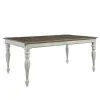 Liberty Furniture 244-DR-O5RLS Liberty Furniture 244-DR-O5RLS Magnolia Manor - 5 Piece Rectangular Table Set (Shaped Back Chairs) - Antique White