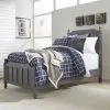 Liberty Furniture 423-YBR-TPB Cottage View - Twin Panel Bed - Dark Gray