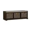 Liberty Furniture 792-OT2000 Mill Creek - Wall Bench - Peppercorn