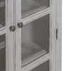 Liberty Furniture 237-CH4490 River Place - Curio Hutch - Riverstone White & Tobacco