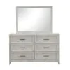 New Classic B2442-060 Fiona - Landscape Mirror - Mist Gray