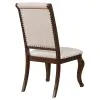 CoasterEssence 110312 Brockway - Upholstered Dining Chair (Set of 2) - Barley Java