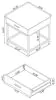 CoasterEssence 723777 Byers - 1-Drawer Square Engineered Wood End Table - Brown Oak