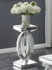 CoasterElevations 722517 Amalia - Square Mirrored Acrylic Crystal Side End Table - Silver