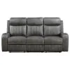 Coaster Fine Furniture 603191-S2 Raelynn - 2 Piece Upholstered Reclining Sofa Set - Gray