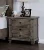 Furniture of America CM7461GY-N Durango - Nightstand With USB