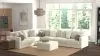 Jackson Furniture Industries 2235/37/31/59/36/12-16 Jackson Furniture Industries 2235/37/31/59/36/12-16 Ritzy - 6 Piece Modular Sectional And 1 Included Cocktail Ottoman - Bone