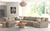 Jackson Furniture Industries 3145/63/59/31/96-28 Turner - 5 Piece Sectional With RSF Cuddler - Mushroom