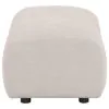 Coaster Fine Furniture 504958 Burnett - Chenille Upholstered Ottoman - Ivory