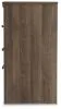 Ashley Furniture B251-92 Juararo - Two Drawer Night Stand - Dark Brown