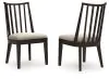 Ashley Furniture D841/45/01(3)/60 Ashley Furniture D841/45/01(3)/60 Galliden - 8 Pc. - Rectangular Dining Table, 6 Side Chairs, Server - Light Brown / Black