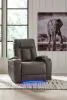 Ashley Furniture 6620513 Feazada - Power Recliner With Adj Headrest - Shadow