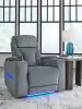 Ashley Furniture PC4980213 Studio Cave - Power Recliner - Steel